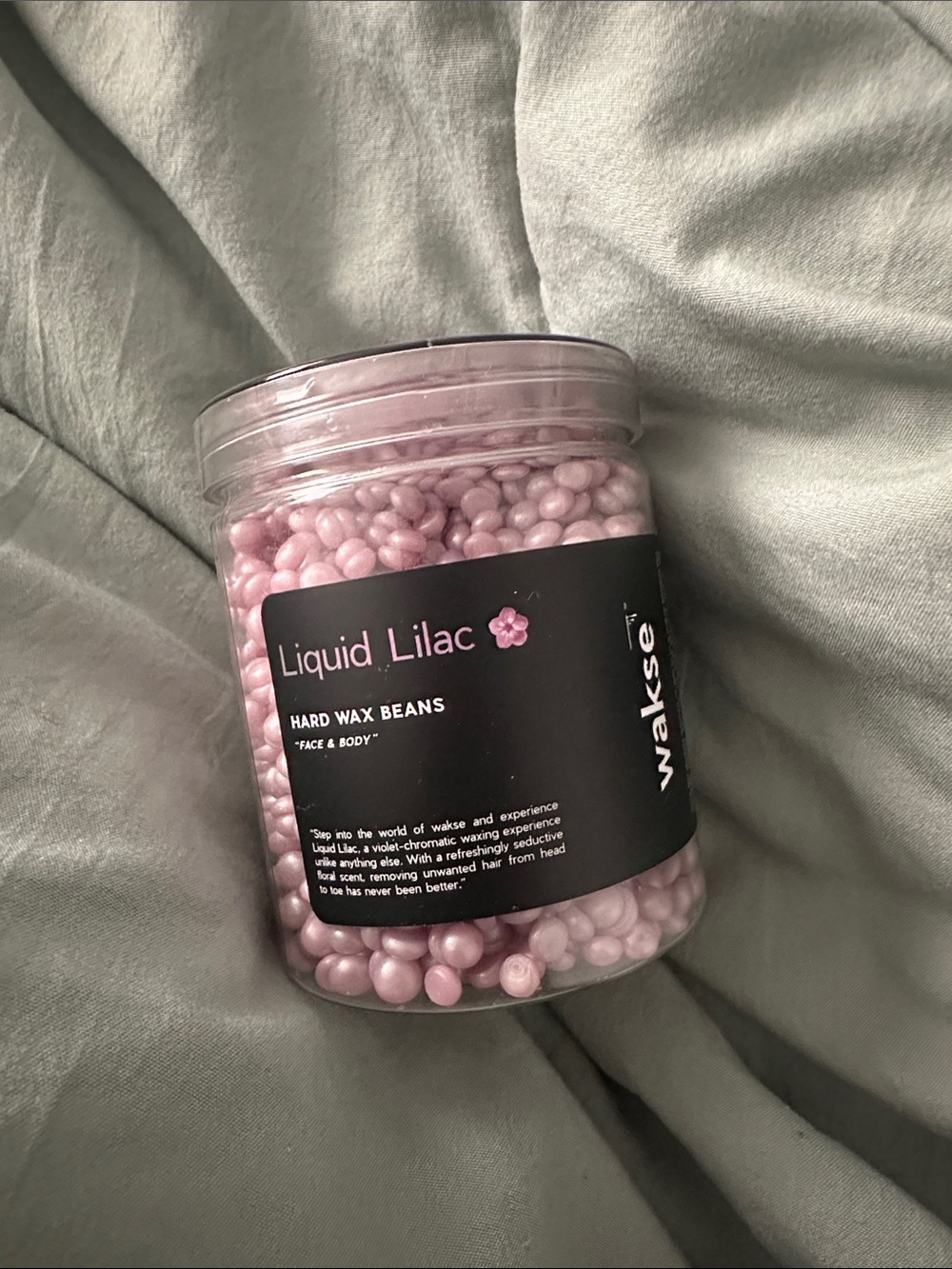 4/$15 Wakse liquid lilac hard wax beans